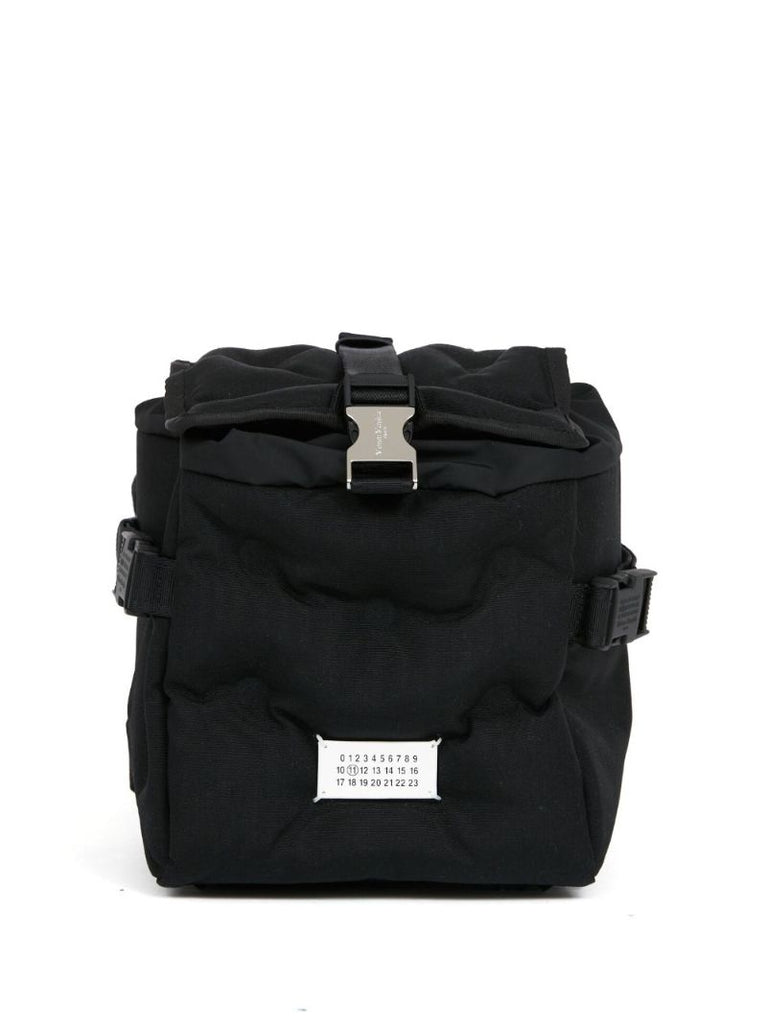 Black Glam Slam Logo-patch Small Backpack