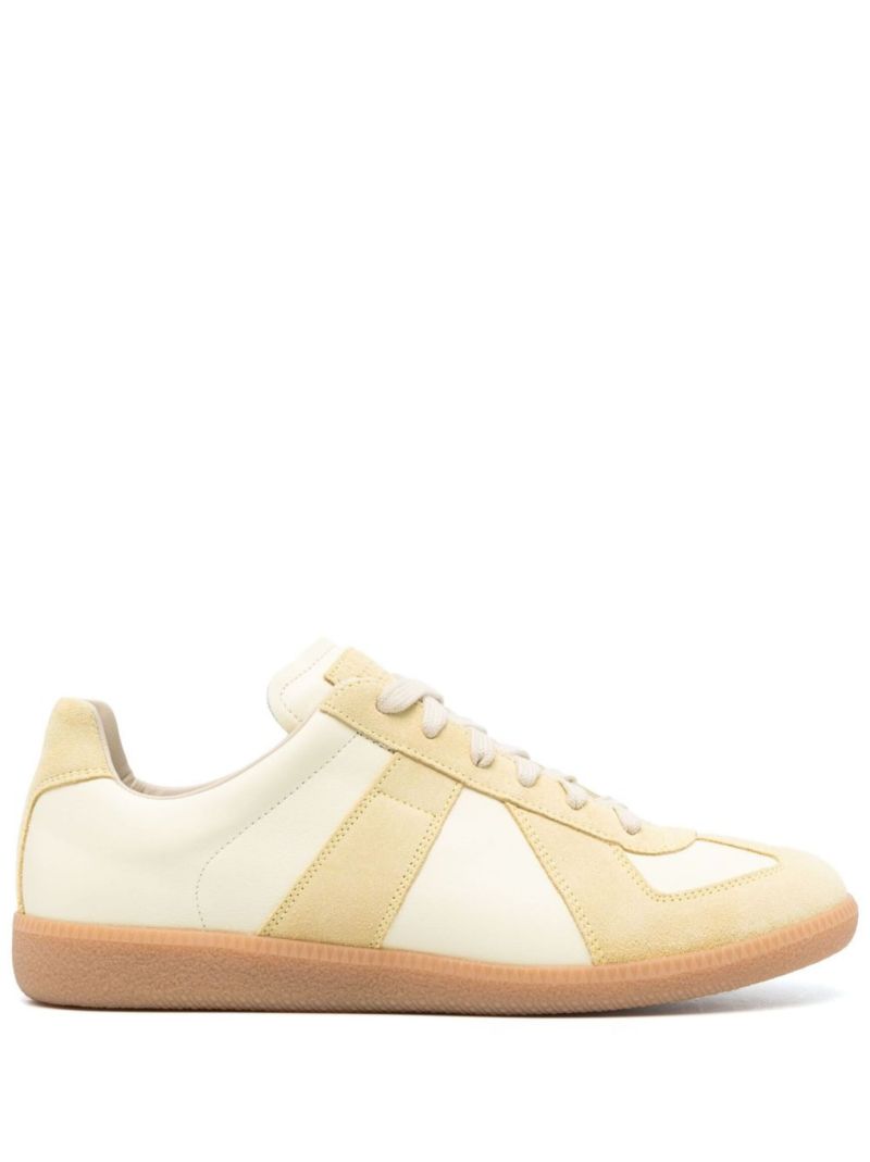 Yellow Replica Leather Sneakers