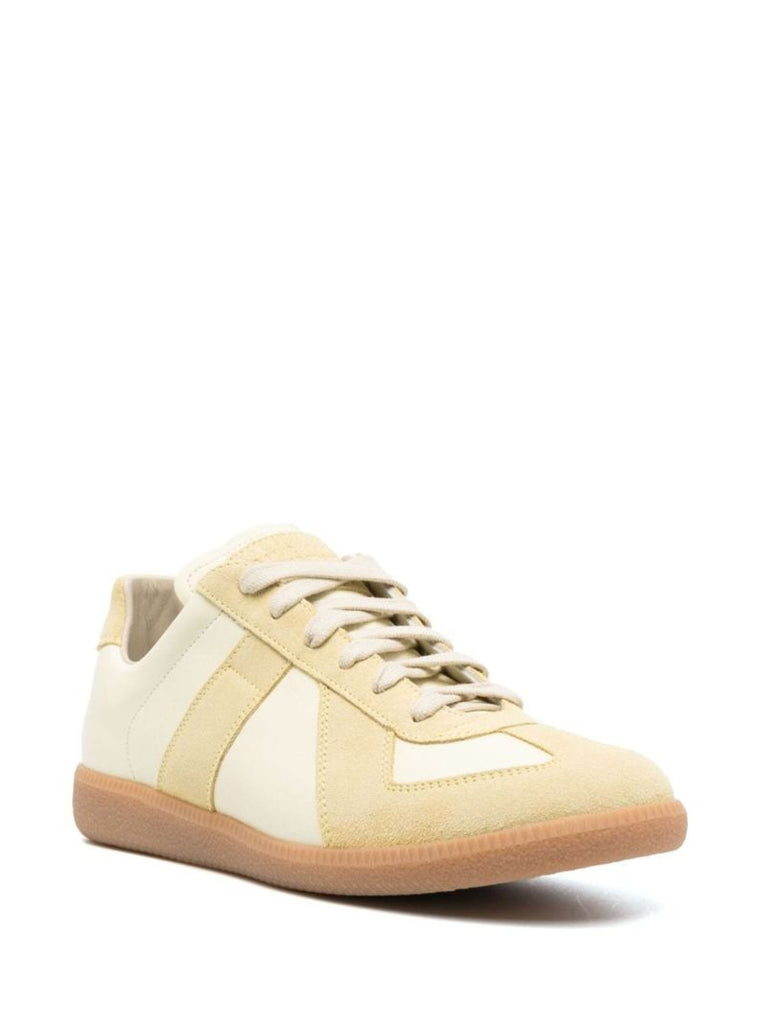 Yellow Replica Leather Sneakers