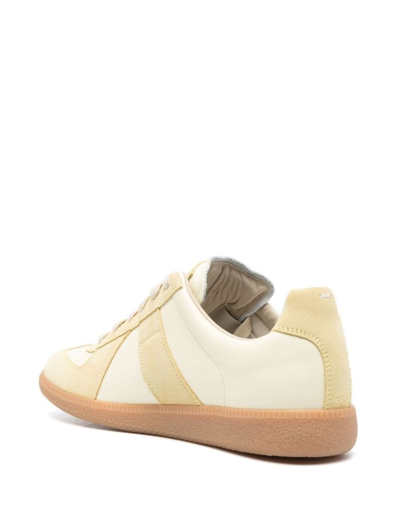 Yellow Replica Leather Sneakers