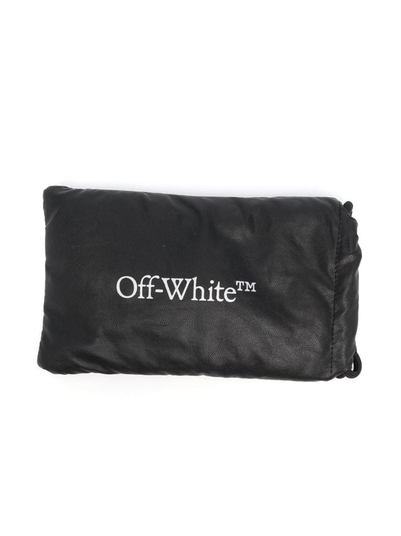 White Volcanite Square Sunglasses