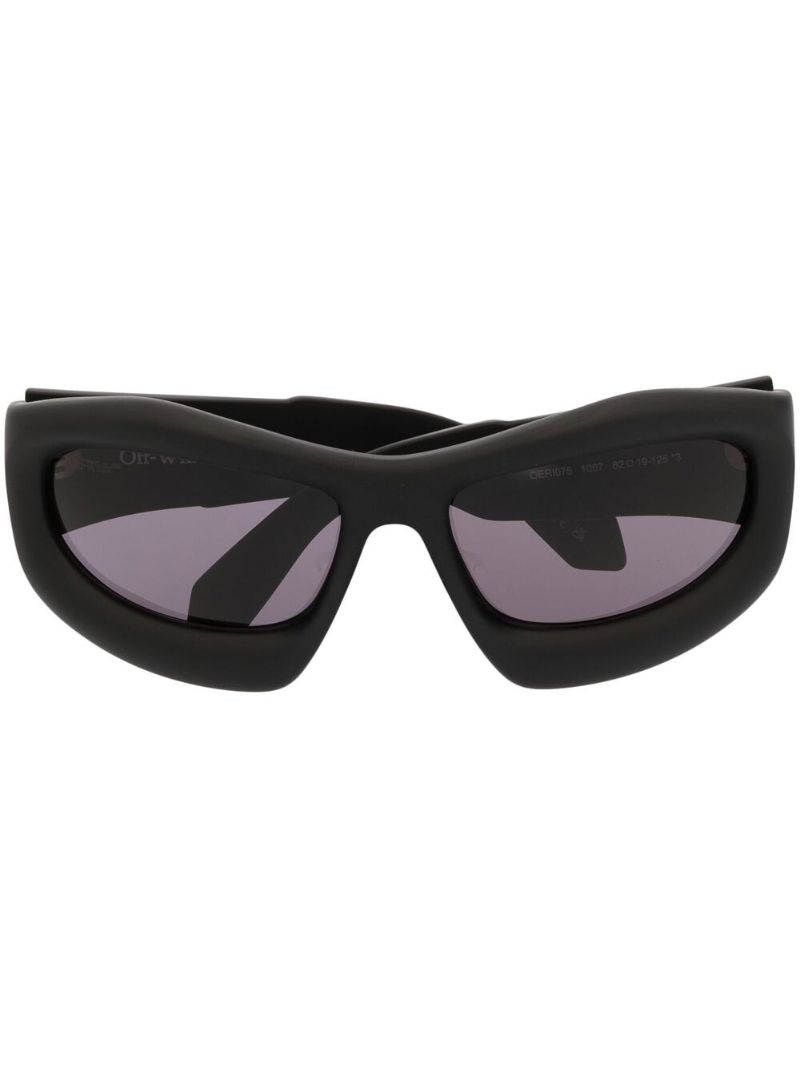 Black Katoka Square Frame Sunglasses