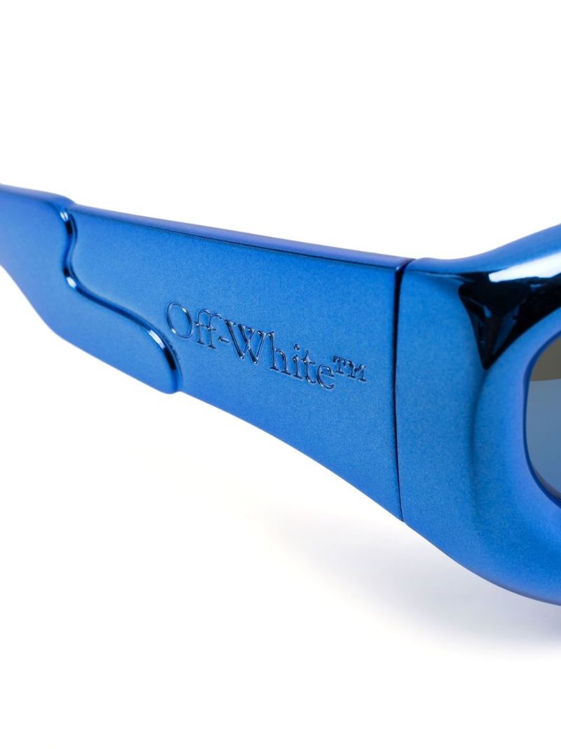 Blue Katoka Oval Sunglasses