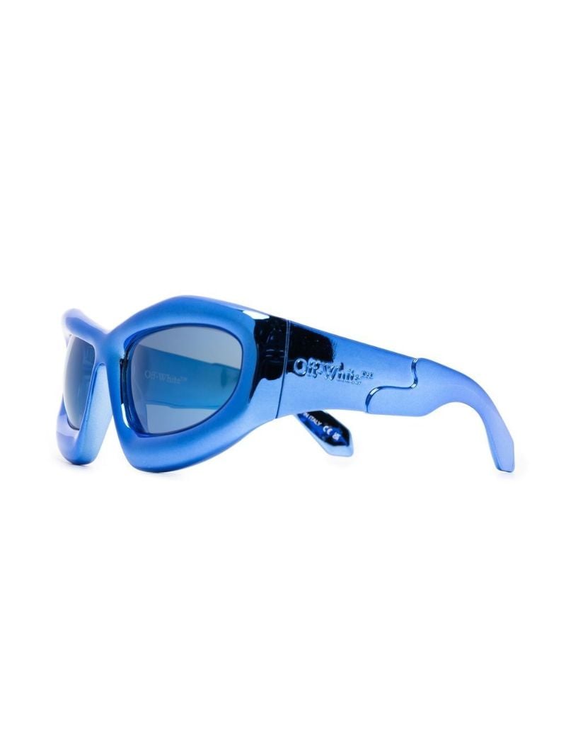 Blue Katoka Oval Sunglasses