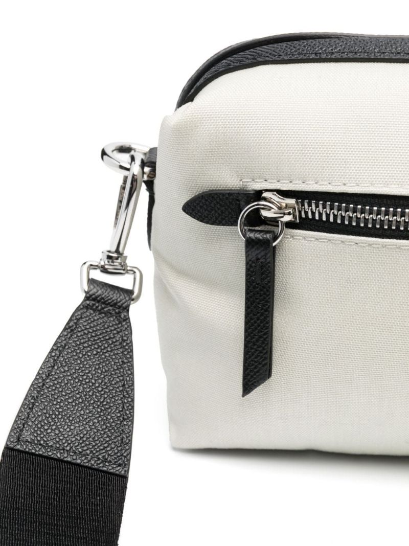 White Glam Slam Quilted Belt Bag