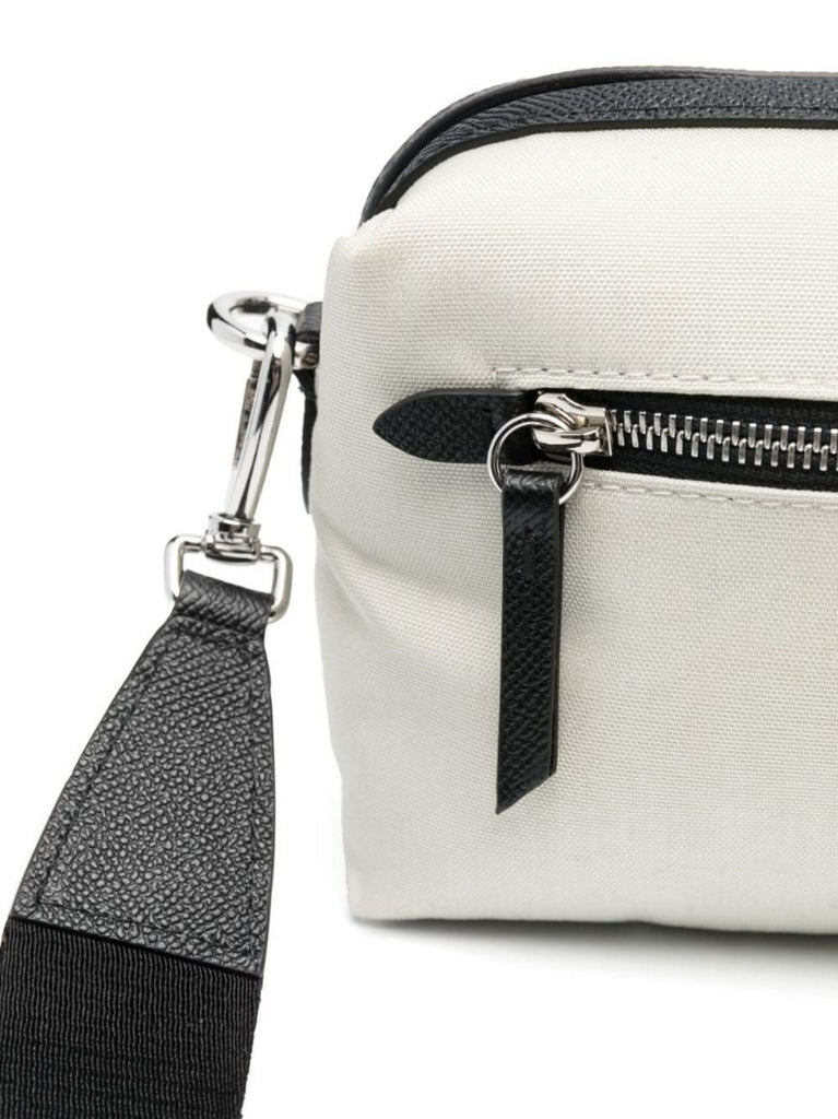 White Glam Slam Quilted Belt Bag