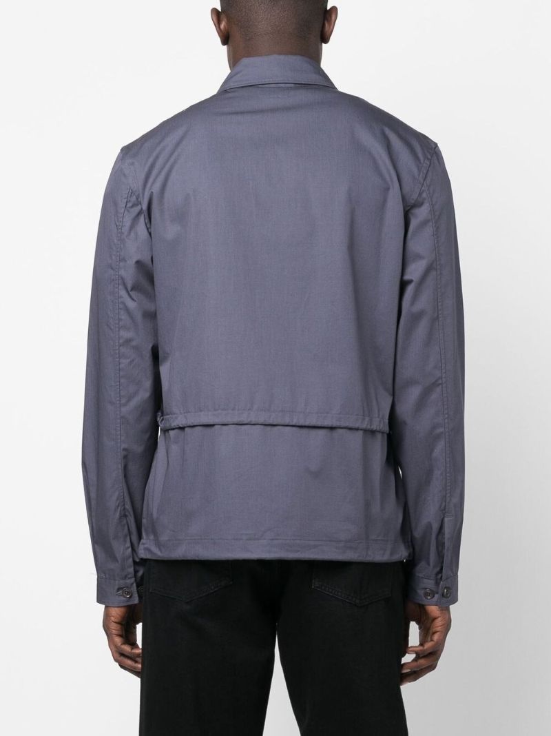 Blue Metropolis Series Cotton Overshirt
