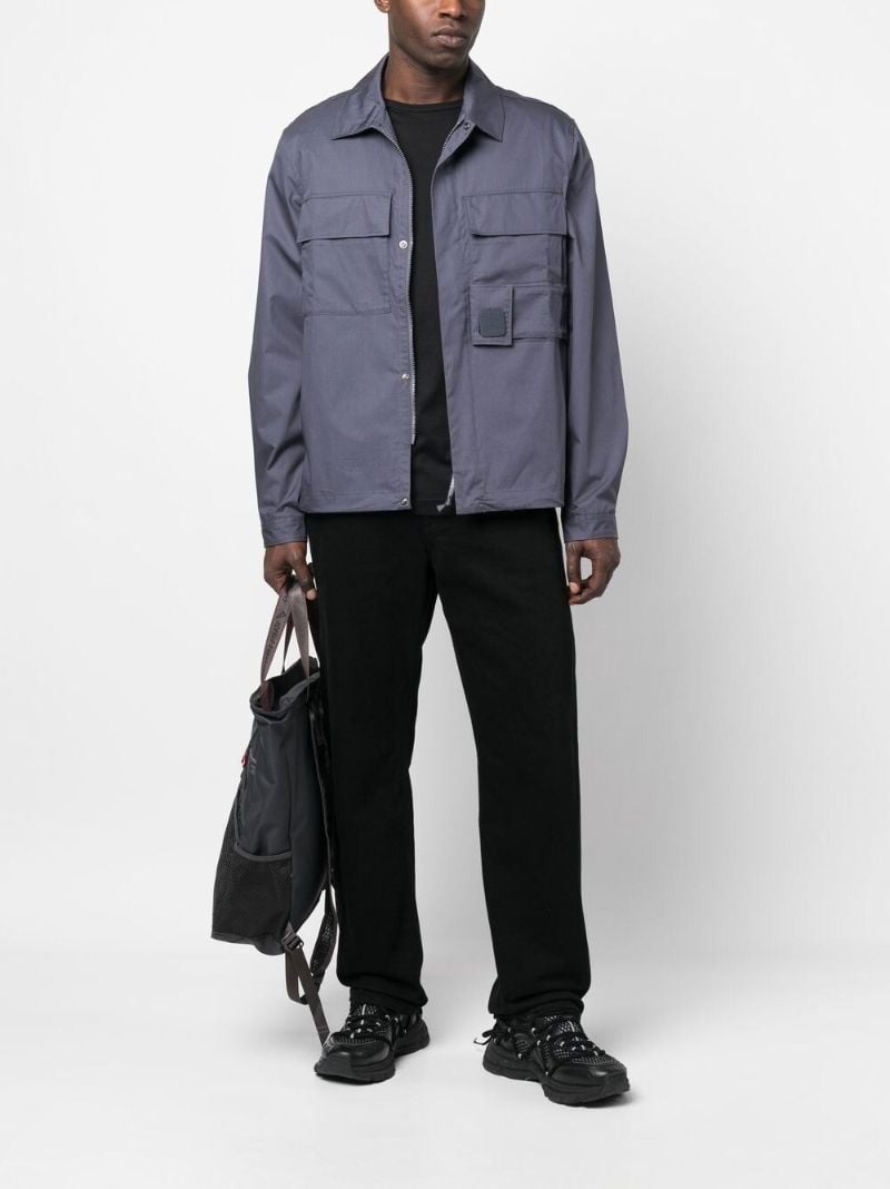 Blue Metropolis Series Cotton Overshirt