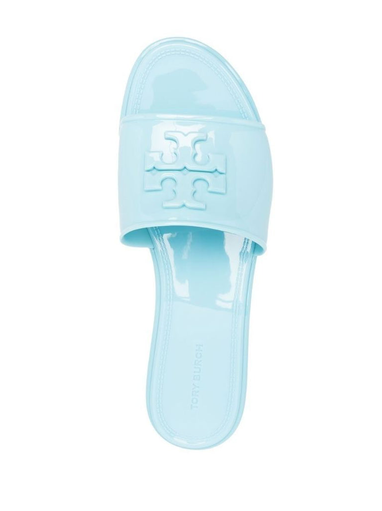 Blue Eleanor Jelly Slide Mules