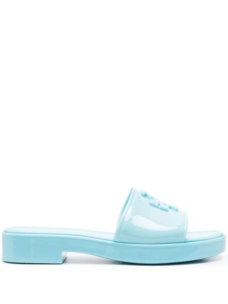 Blue Eleanor Jelly Slide Mules
