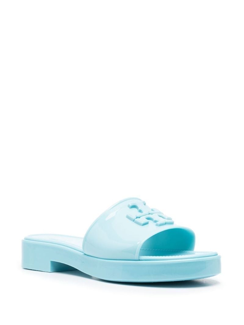 Blue Eleanor Jelly Slide Mules