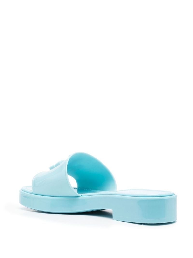 Blue Eleanor Jelly Slide Mules