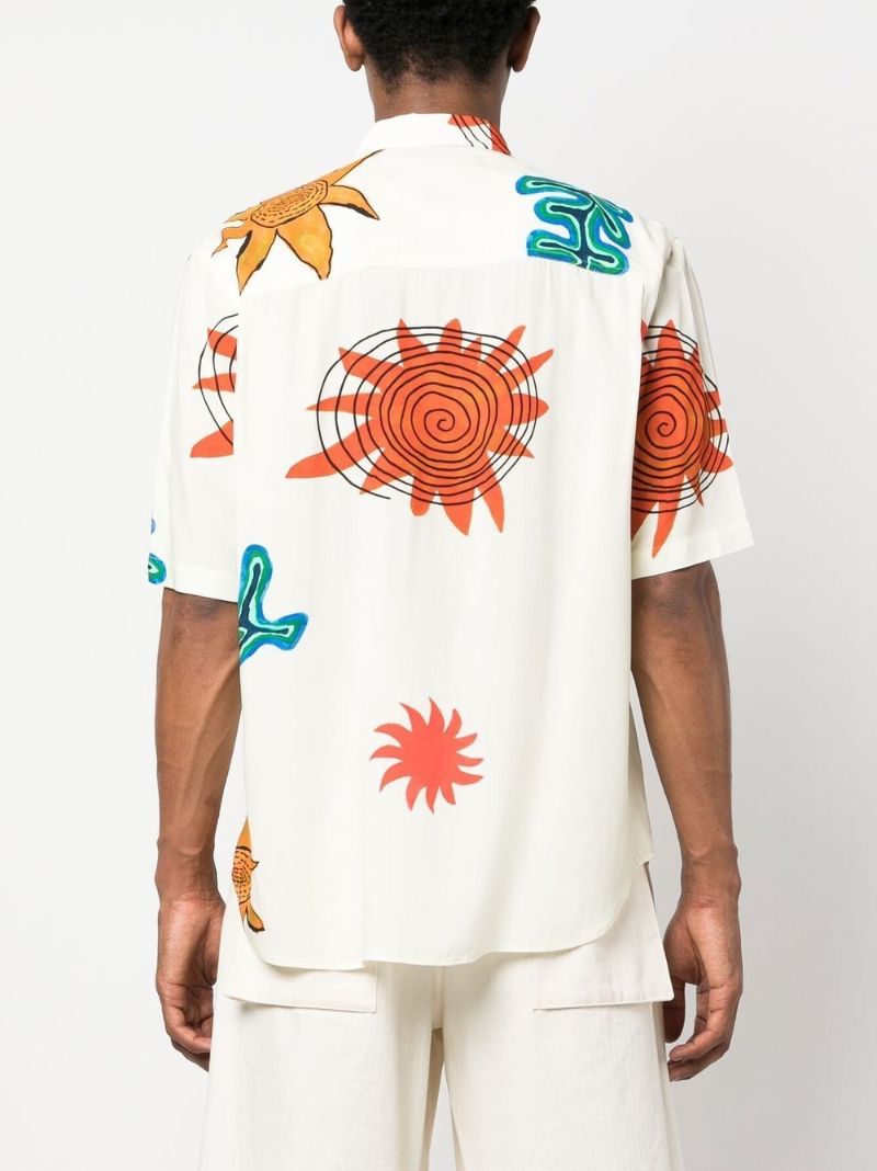 White La Chemise Melo Printed Shirt