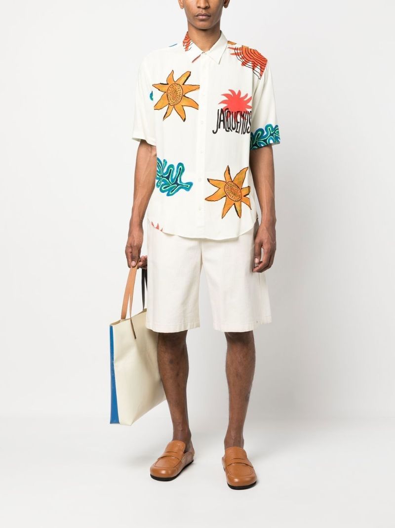 White La Chemise Melo Printed Shirt