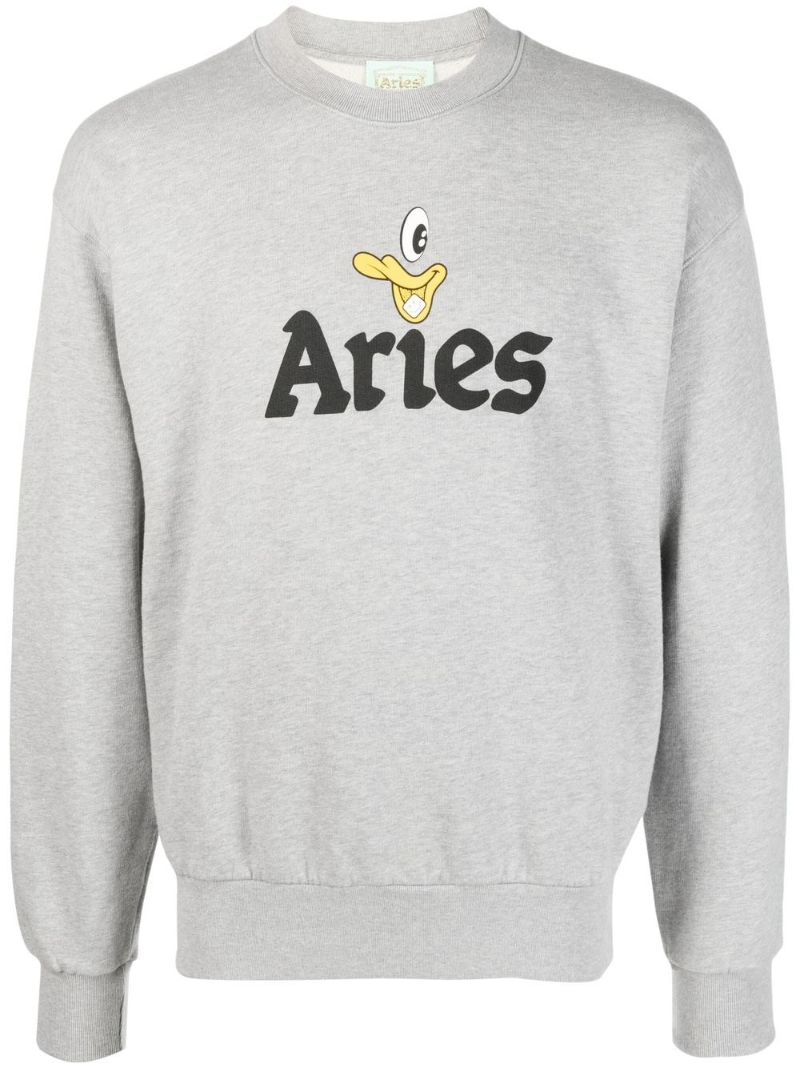 Grey Aye Duck Print Sweatshirt