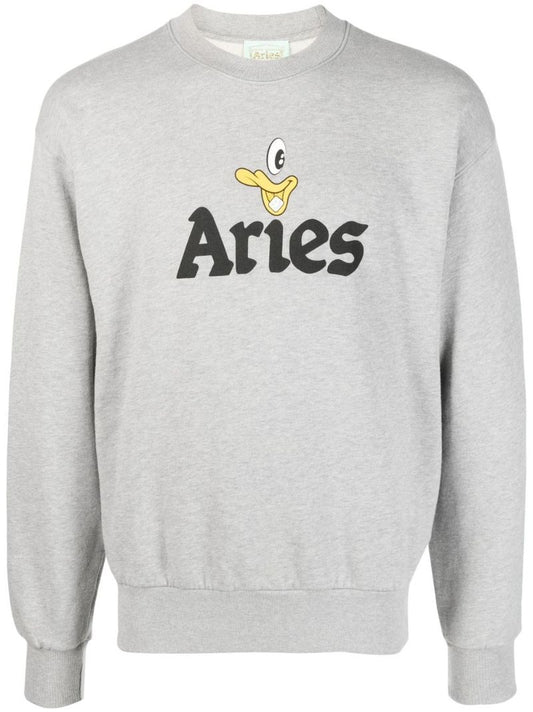 Grey Aye Duck Print Sweatshirt