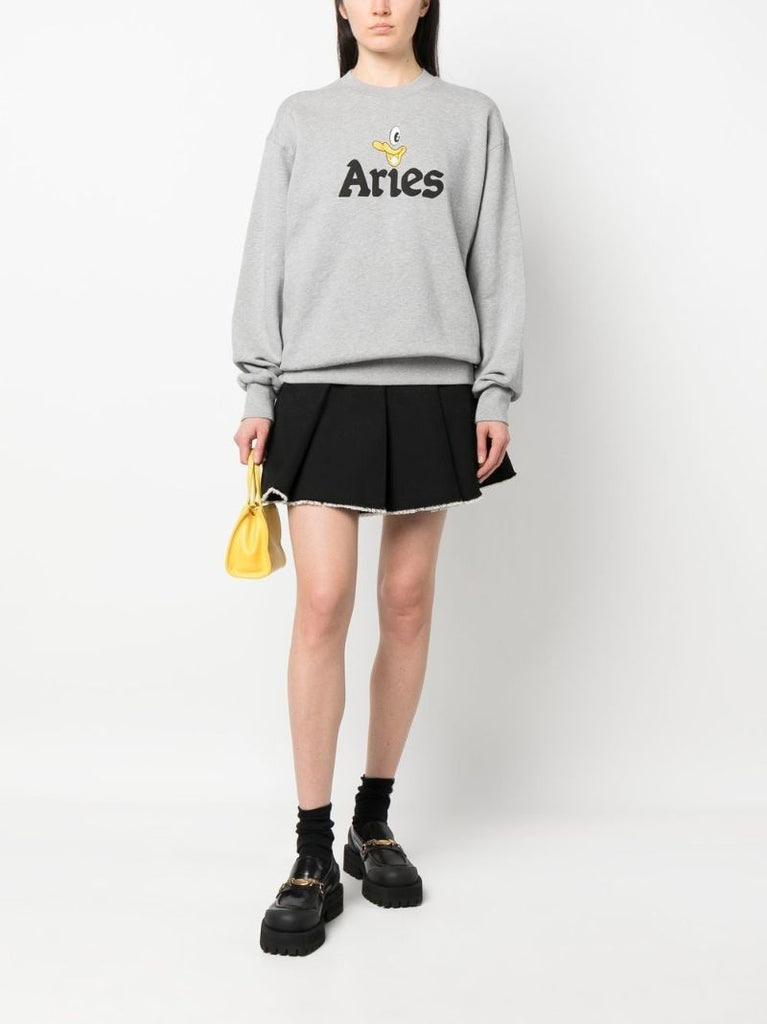 Grey Aye Duck Print Sweatshirt