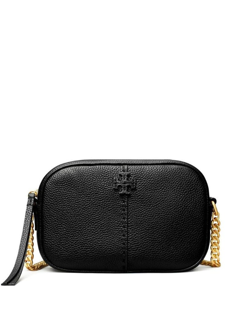 Black Mcgraw Leather Camera Bag