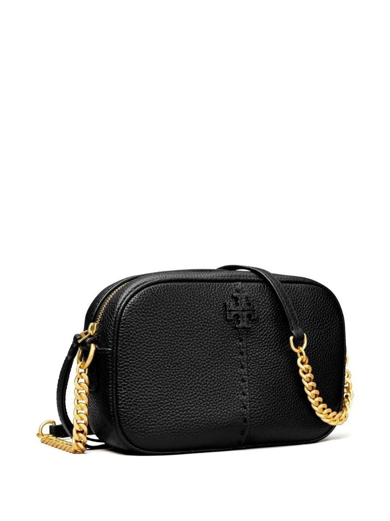 Black Mcgraw Leather Camera Bag