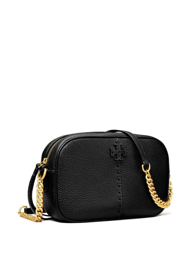 Black Mcgraw Leather Camera Bag