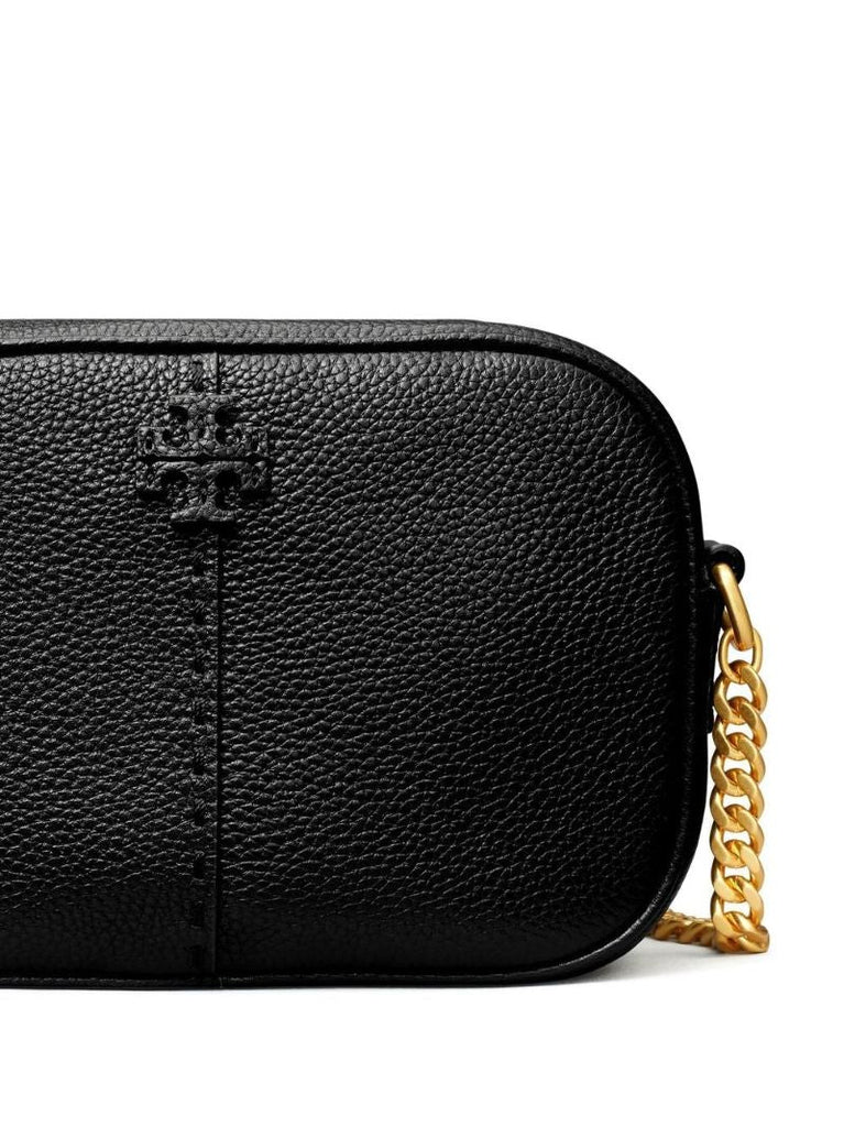 Black Mcgraw Leather Camera Bag