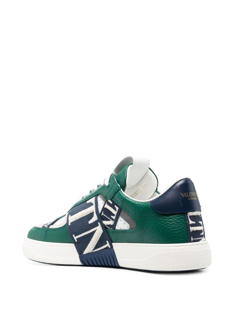 Green Vl7n Leather Sneakers
