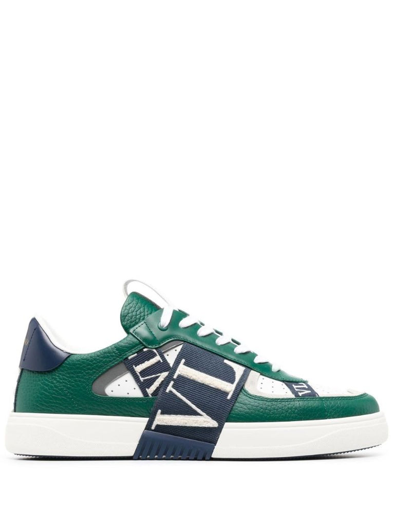 Green Vl7n Leather Sneakers
