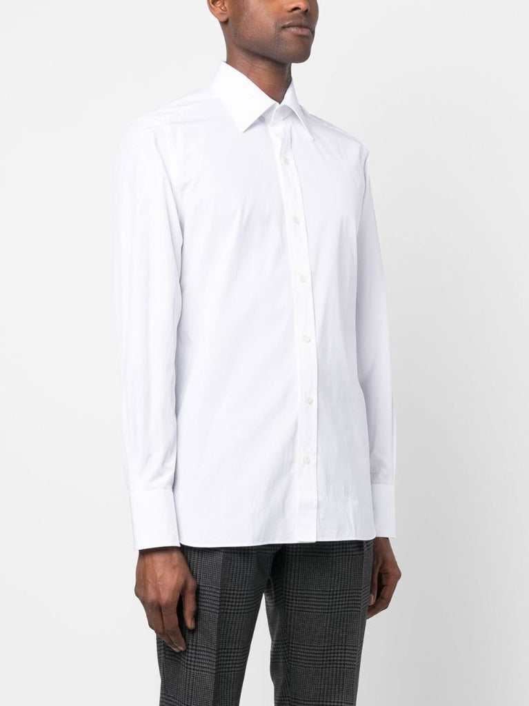 White Long Sleeve Cotton Shirt