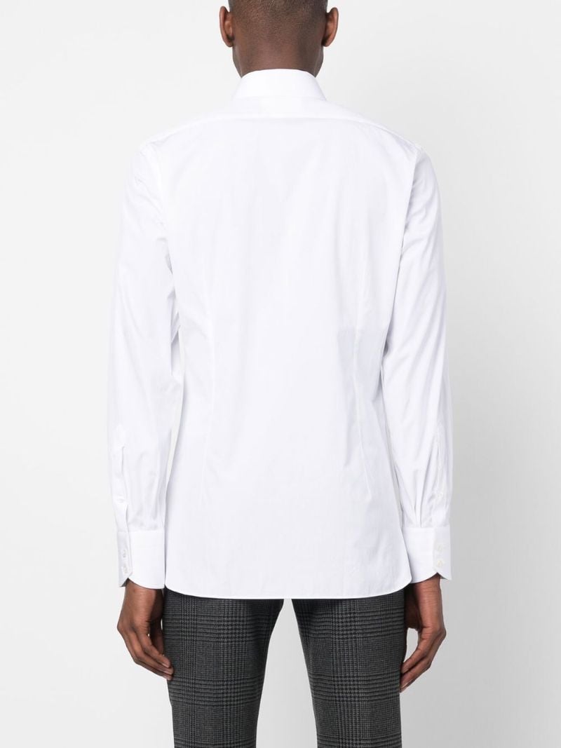White Long Sleeve Cotton Shirt