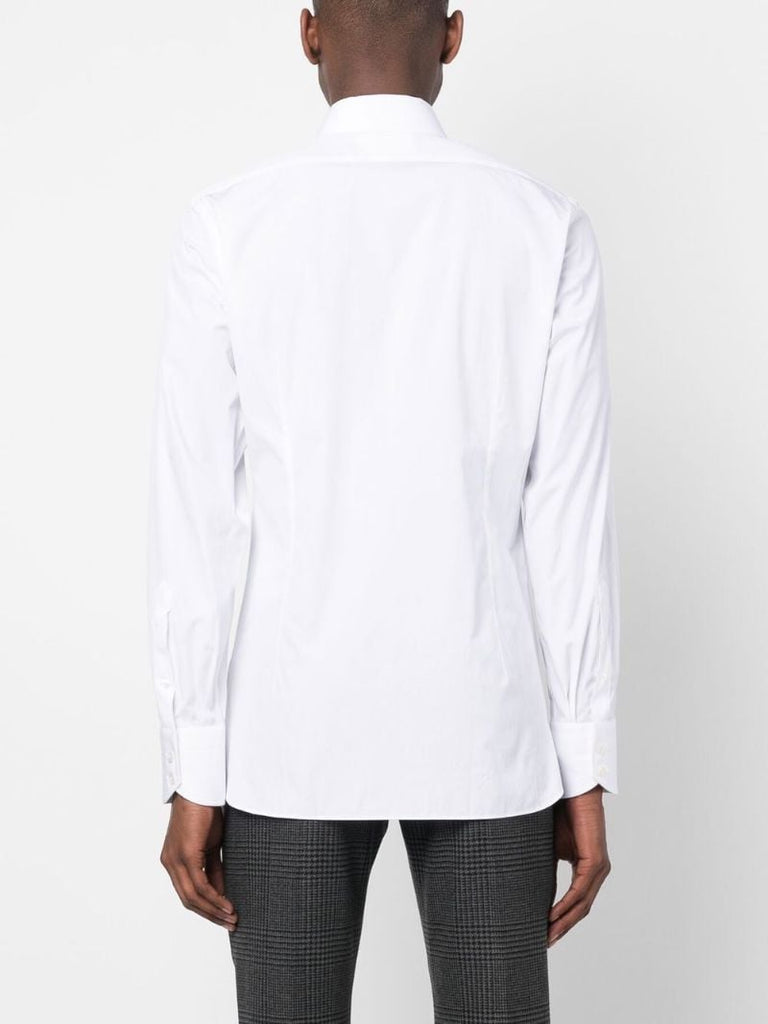 White Long Sleeve Cotton Shirt
