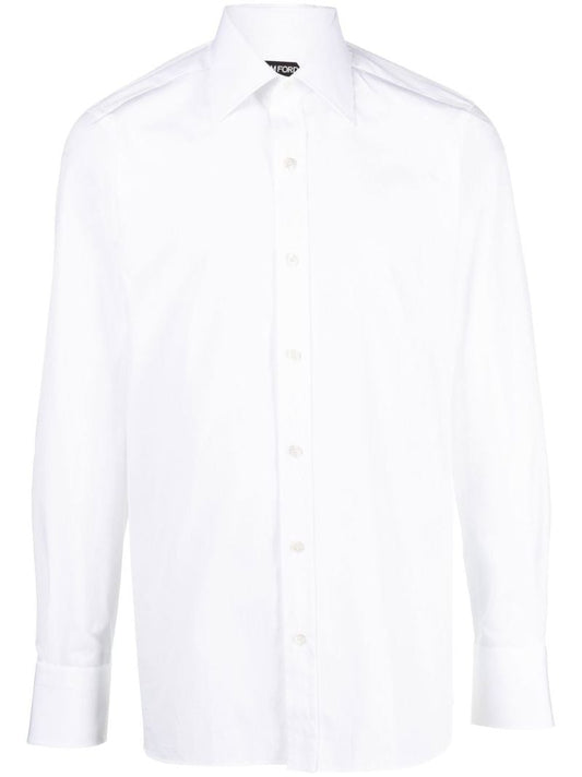 White Long Sleeve Cotton Shirt