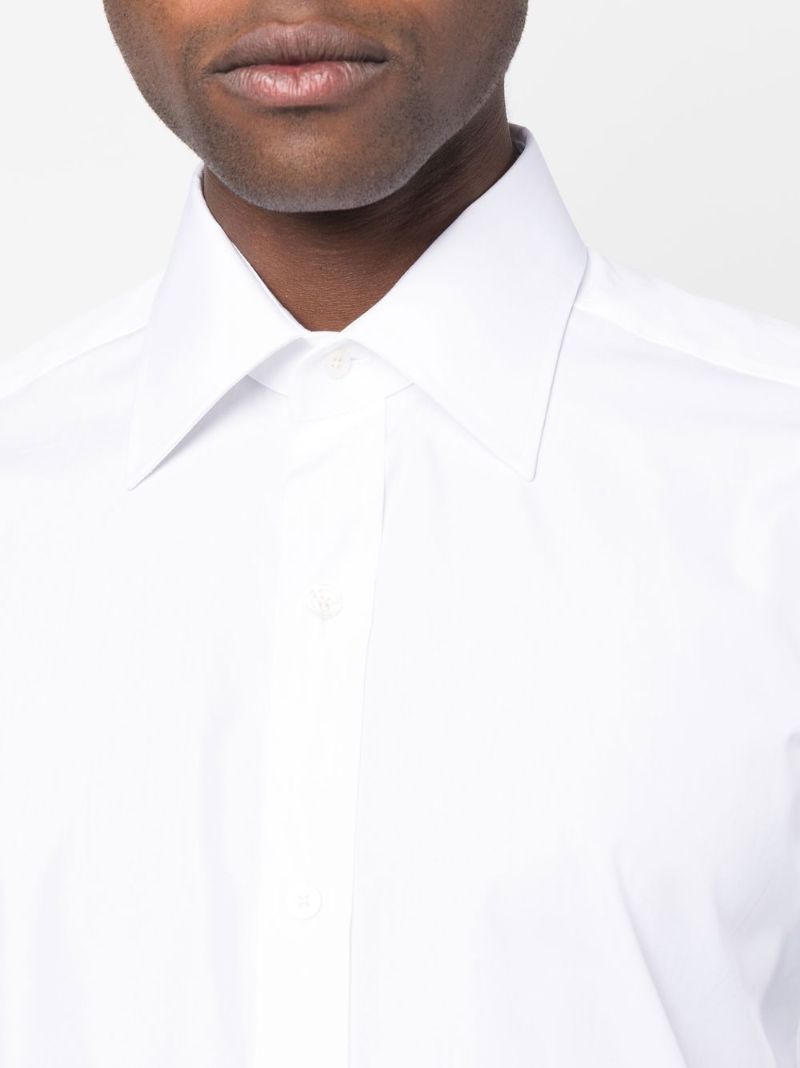 White Long Sleeve Cotton Shirt