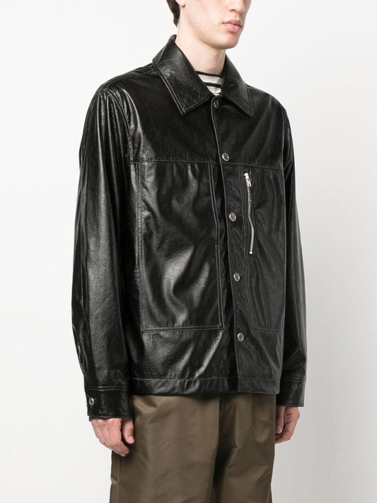 Black Ryder Faux Leather Jacket