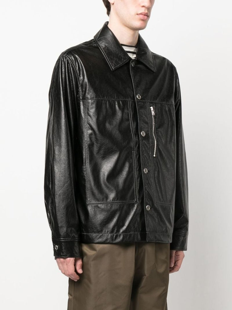 Black Ryder Faux Leather Jacket