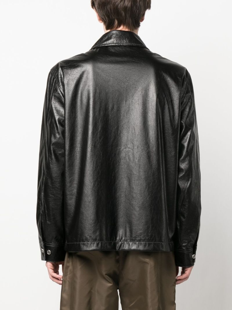 Black Ryder Faux Leather Jacket