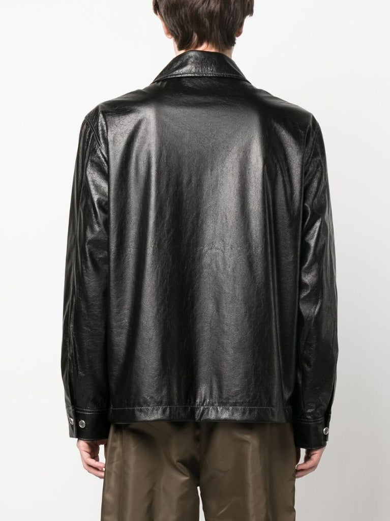 Black Ryder Faux Leather Jacket