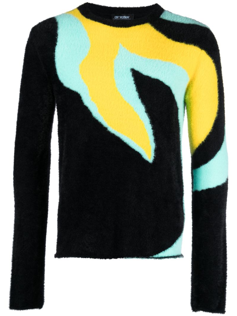 Black O'keeffe Brushed Sweater