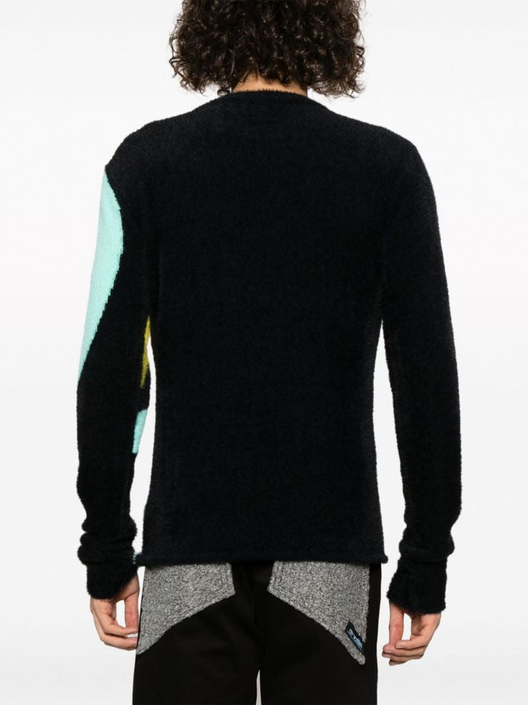 Black O'keeffe Brushed Sweater