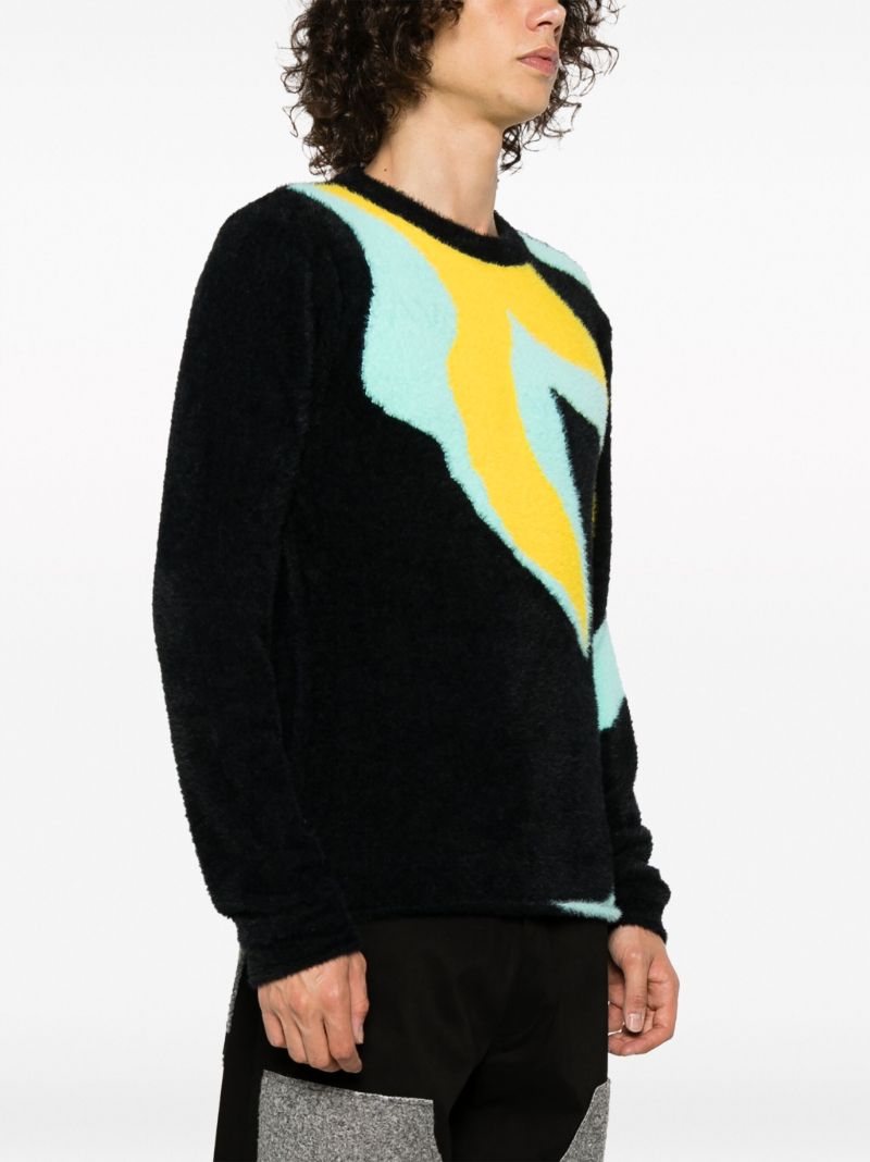 Black O'keeffe Brushed Sweater