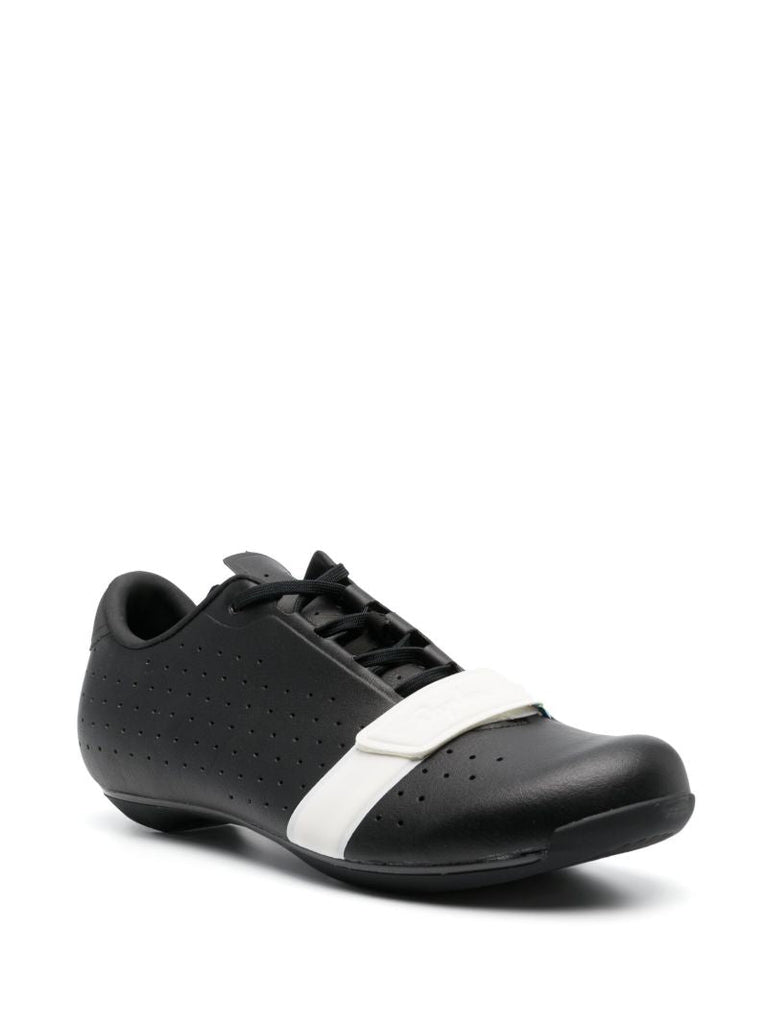 Black Classic Perforated Cycling Shoes