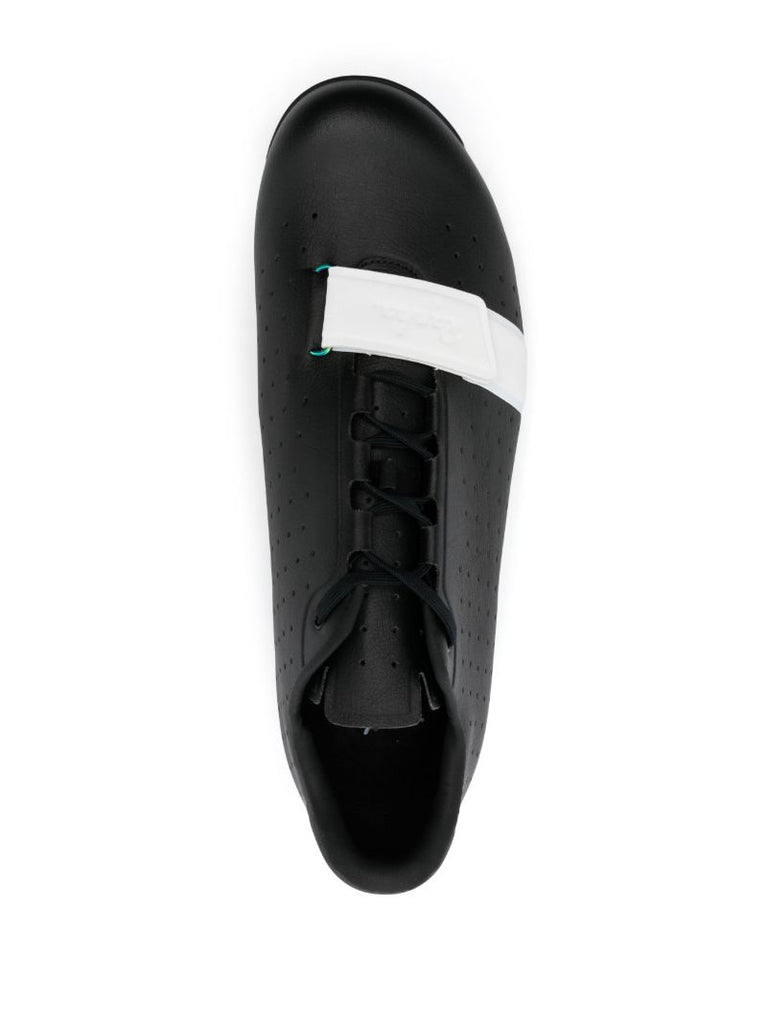 Black Classic Perforated Cycling Shoes