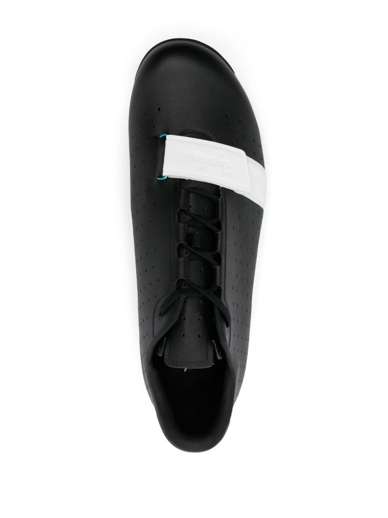 Black Classic Perforated Cycling Shoes
