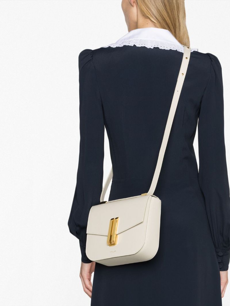 Neutral Vancouver Leather Cross Body Bag