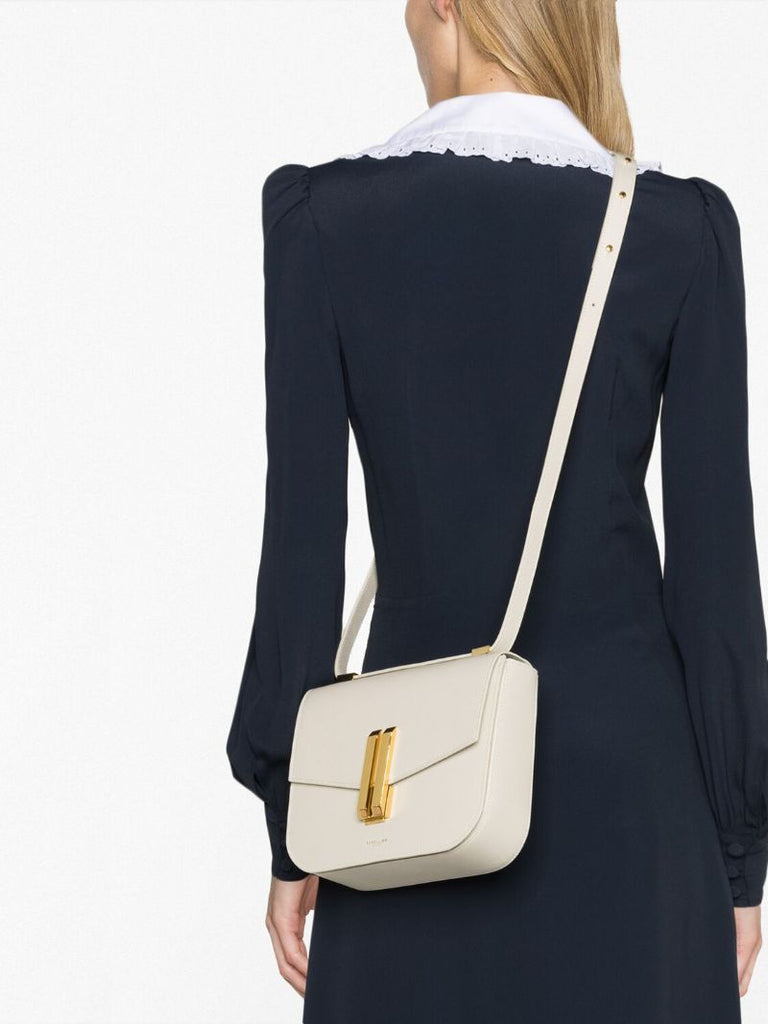 Neutral Vancouver Leather Cross Body Bag