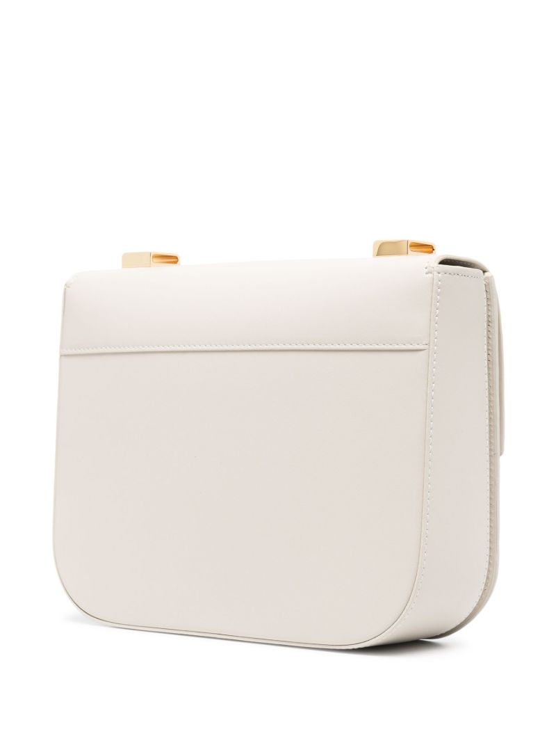 Neutral Vancouver Leather Cross Body Bag