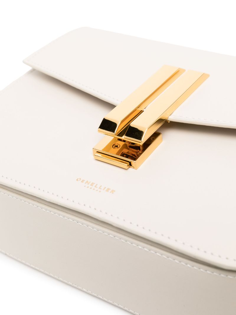 Neutral Vancouver Leather Cross Body Bag