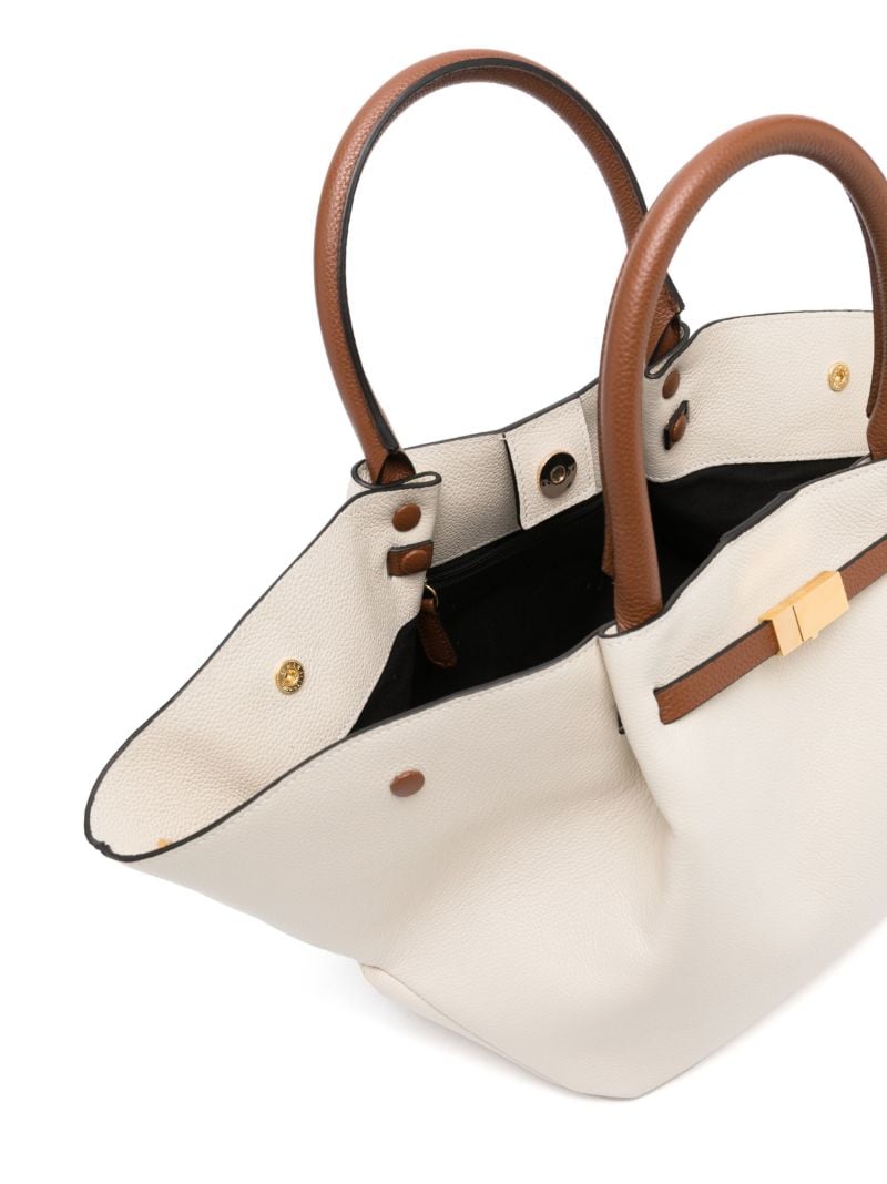 Neutral New York Medium Tote Bag