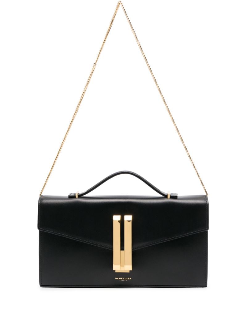Black Vancouver Leather Clutch Bag