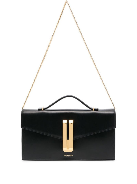 Black Vancouver Leather Clutch Bag