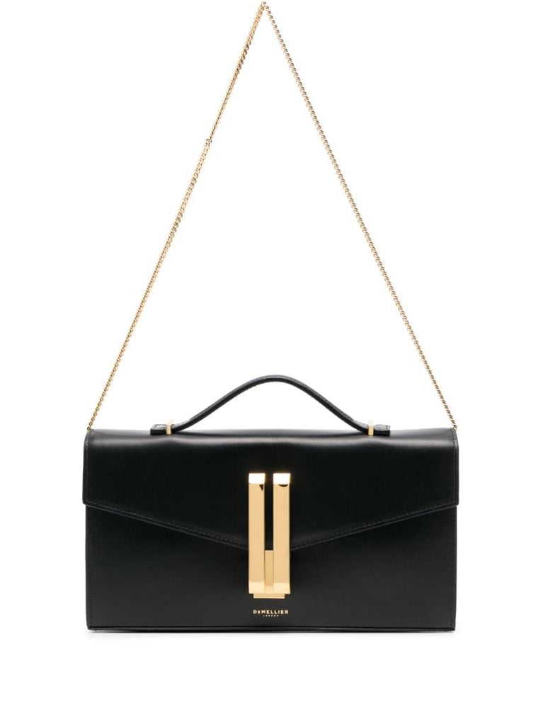Black Vancouver Leather Clutch Bag